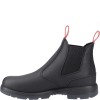 Hunters Drift Black Leather Occupational Non Safety Dealer Boots Slip On Hunters Drift Black Leather Occupational Non Safety Dealer Boots Slip On
